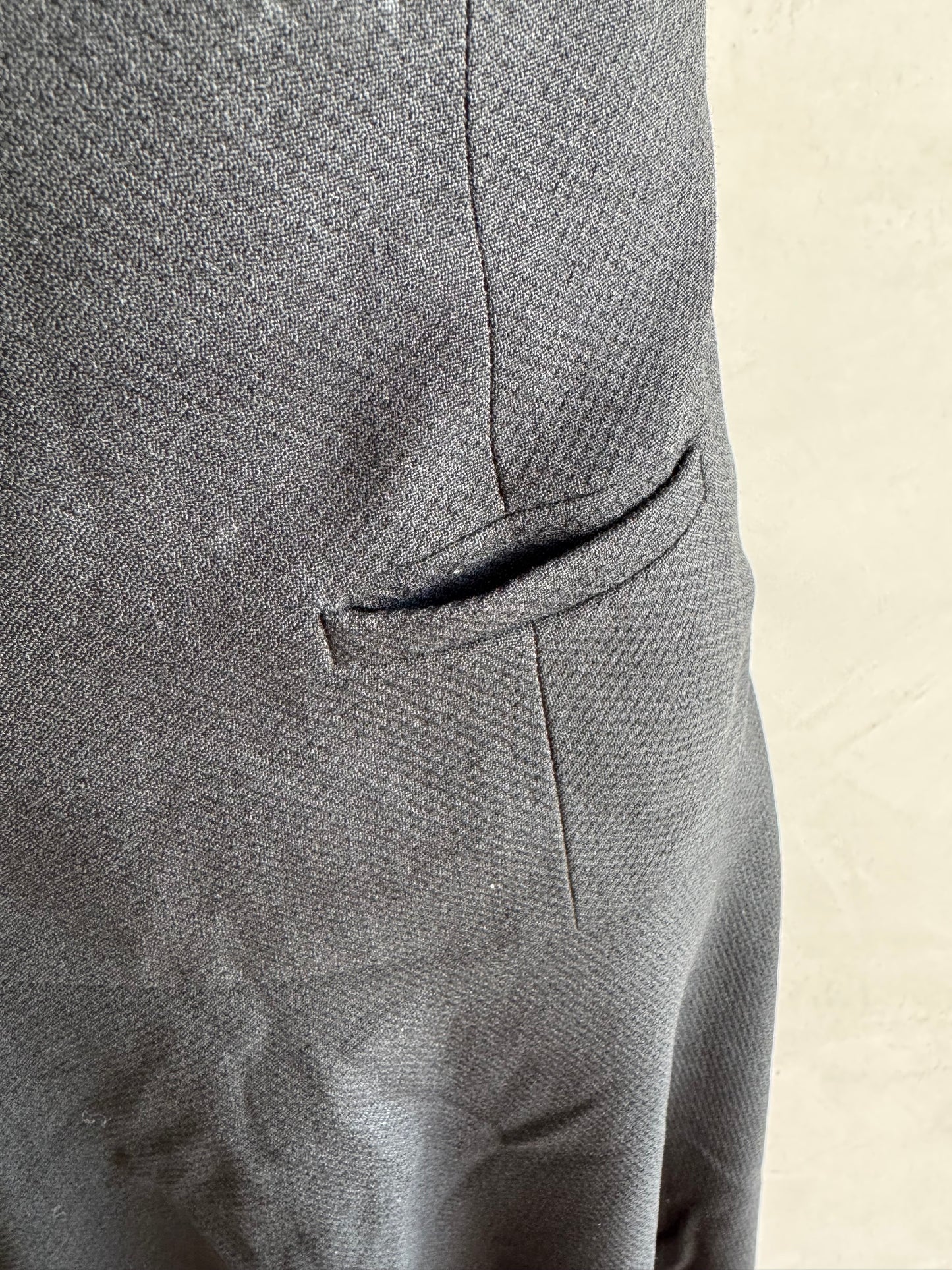 Vintage Zone black high waisted wool Skirt - size S