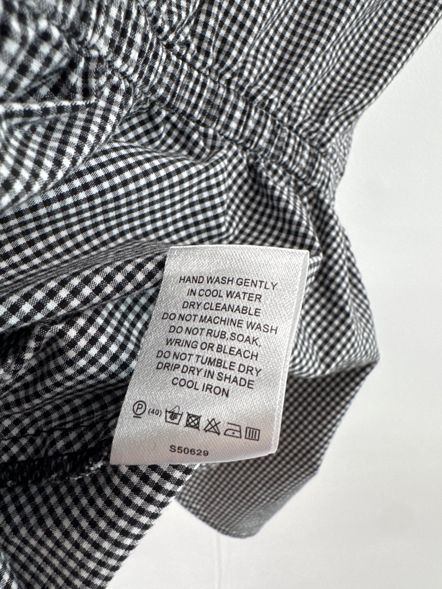 Cue Trang Button Peplum Top - Size 10