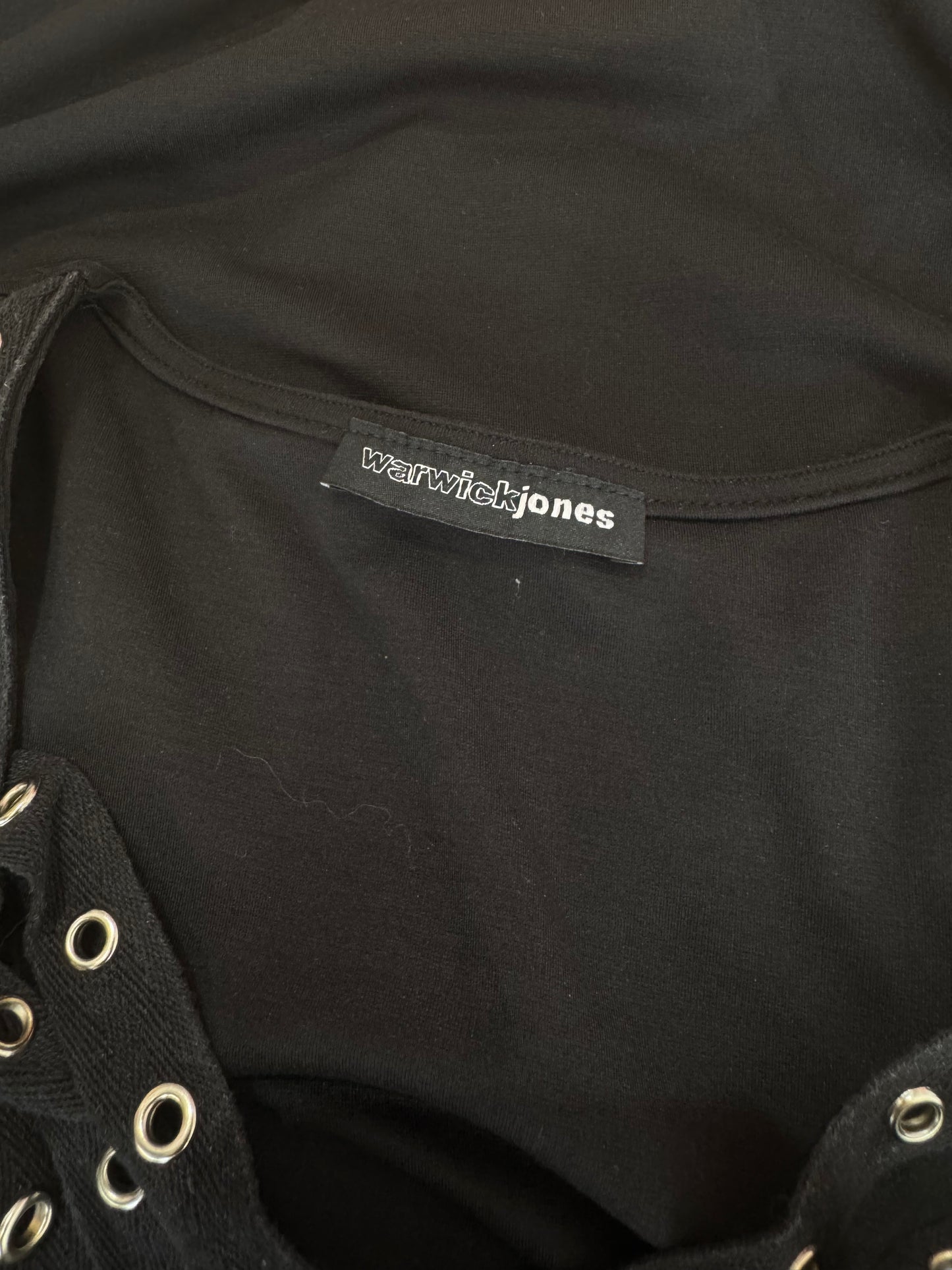 WarwickJones Black Studded Dress - size 12