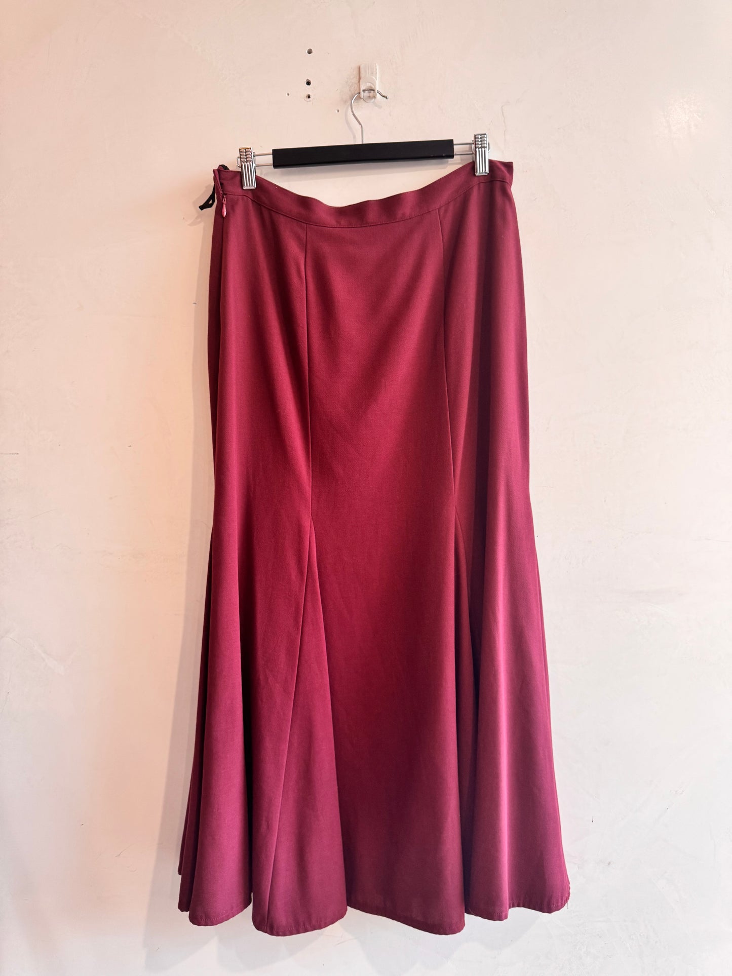 Chelsea Design Red Maxi Skirt - size 16