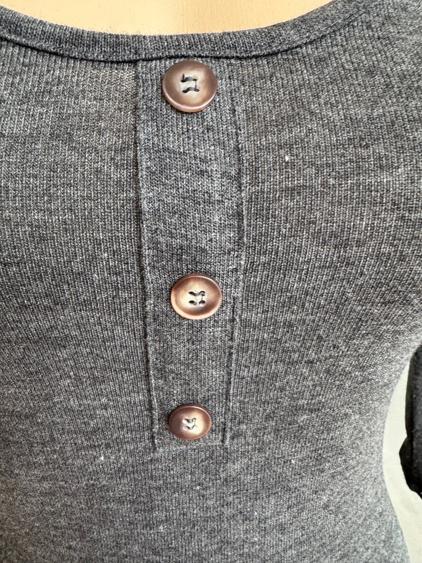 Solemio grey maxi dress - size s