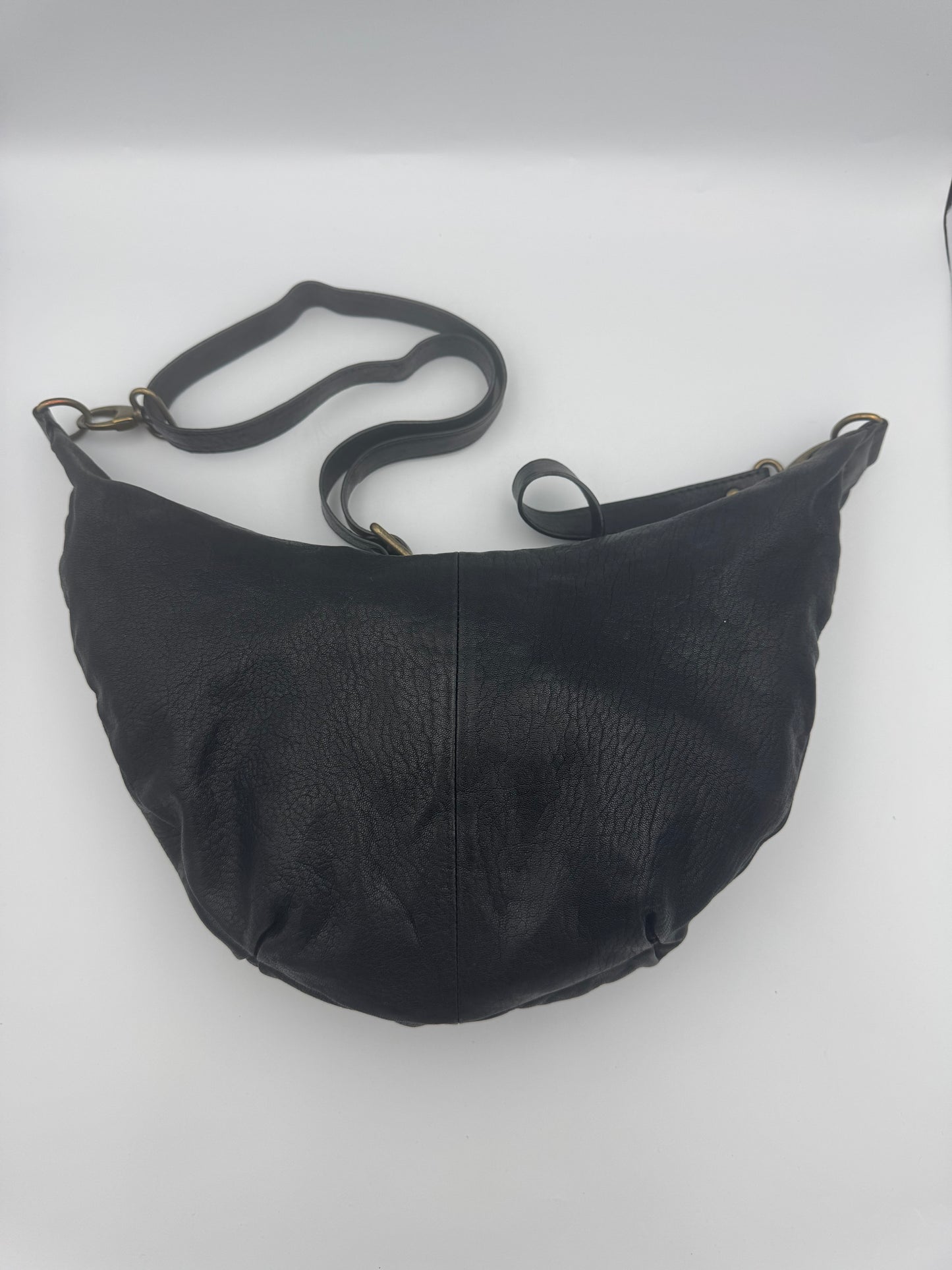 Tilkah Black Leather Sling Bag