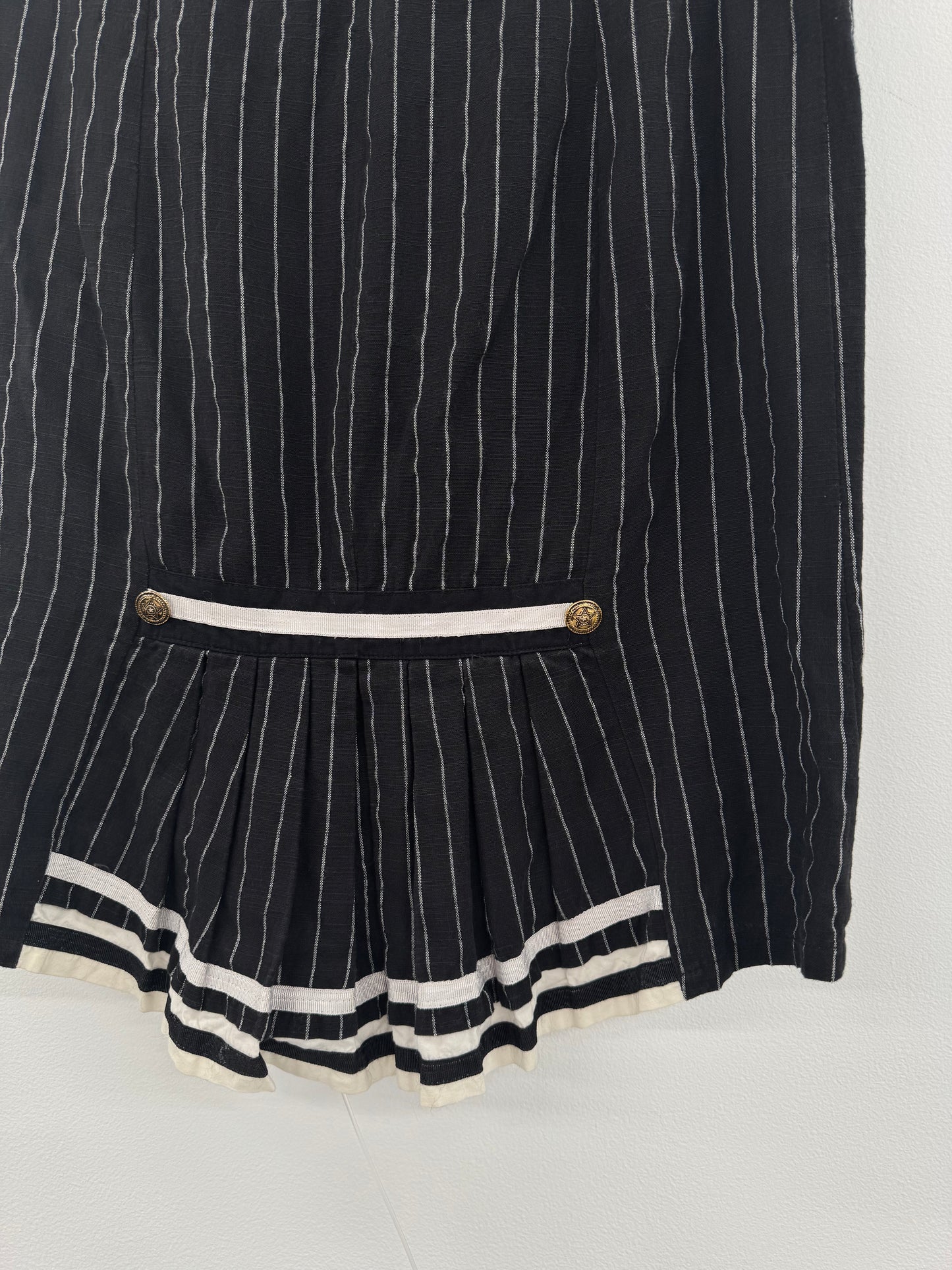 Peace Angels Striped Skirt - Size S