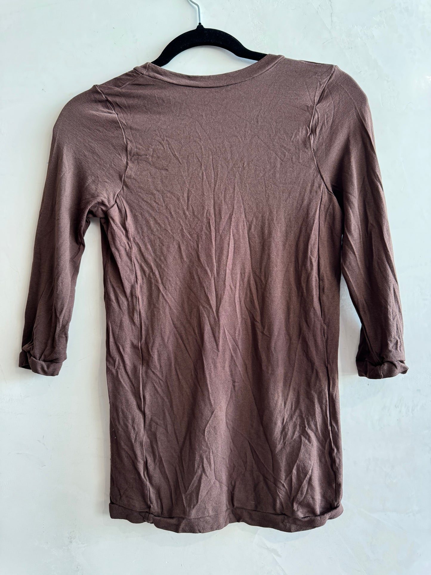 Vigorella Brown Stretch Top - size M