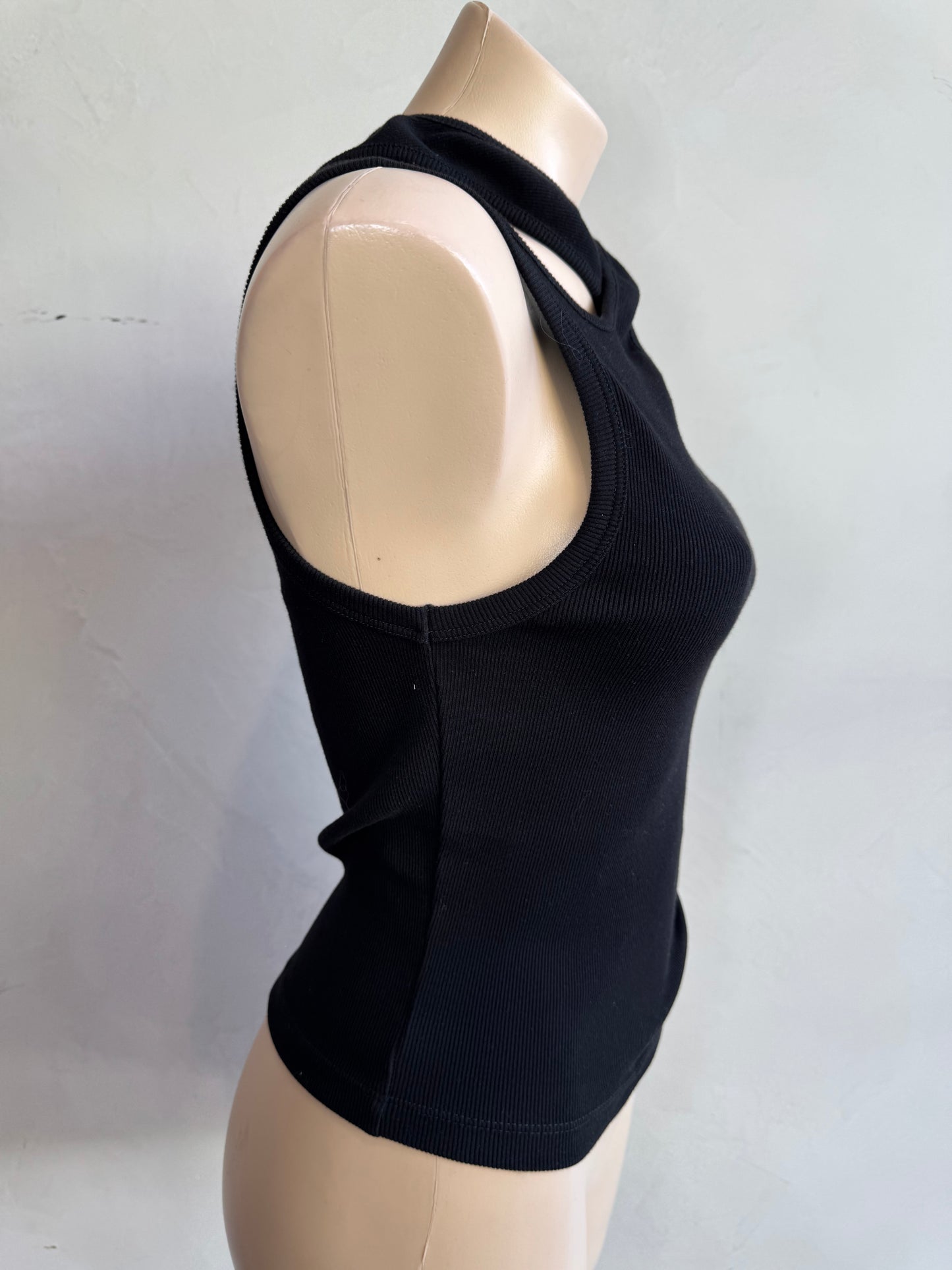 MSGM Black Tank Top - size M