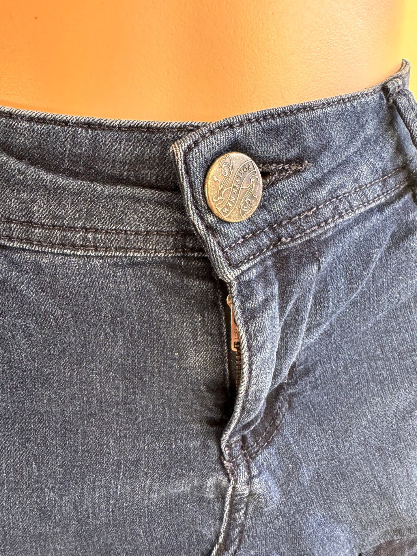 Upcycled Forever New Jeans mini Skirt - size 8