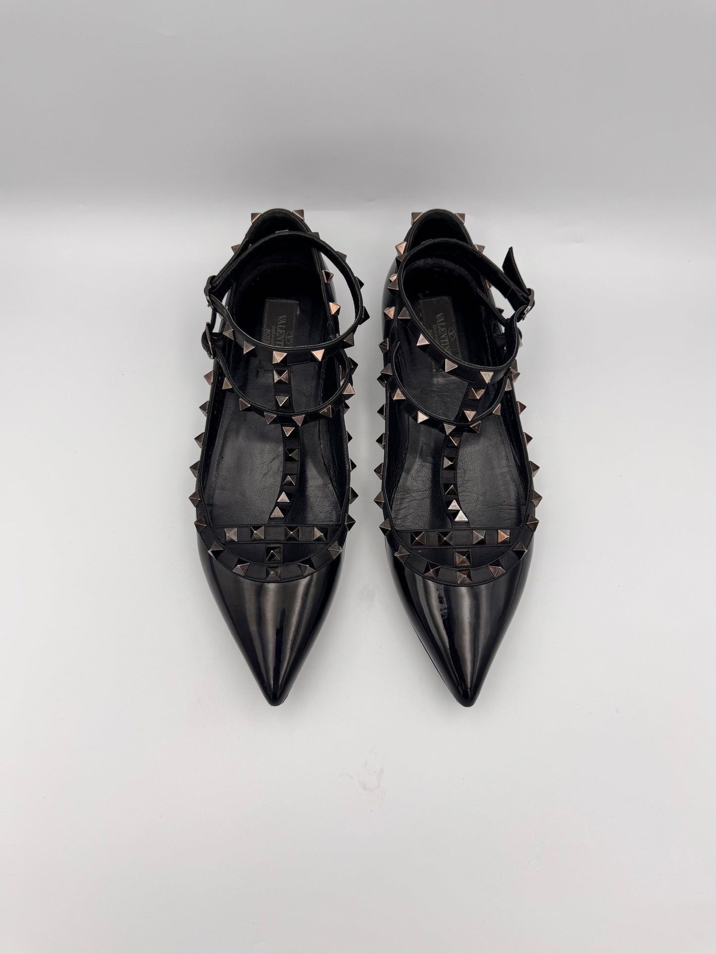 Valentino Studded Flats Size 39.5