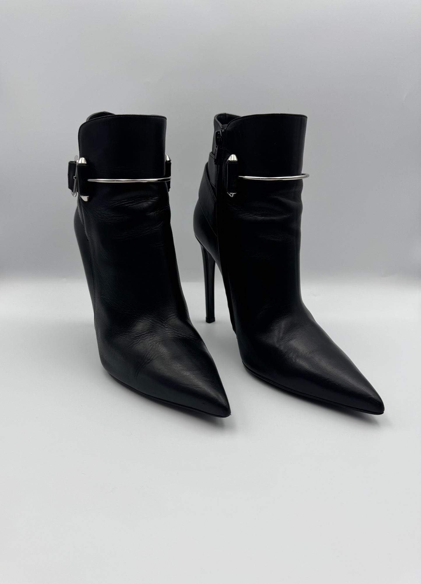 Balenciaga Black Heel Boots Size 39
