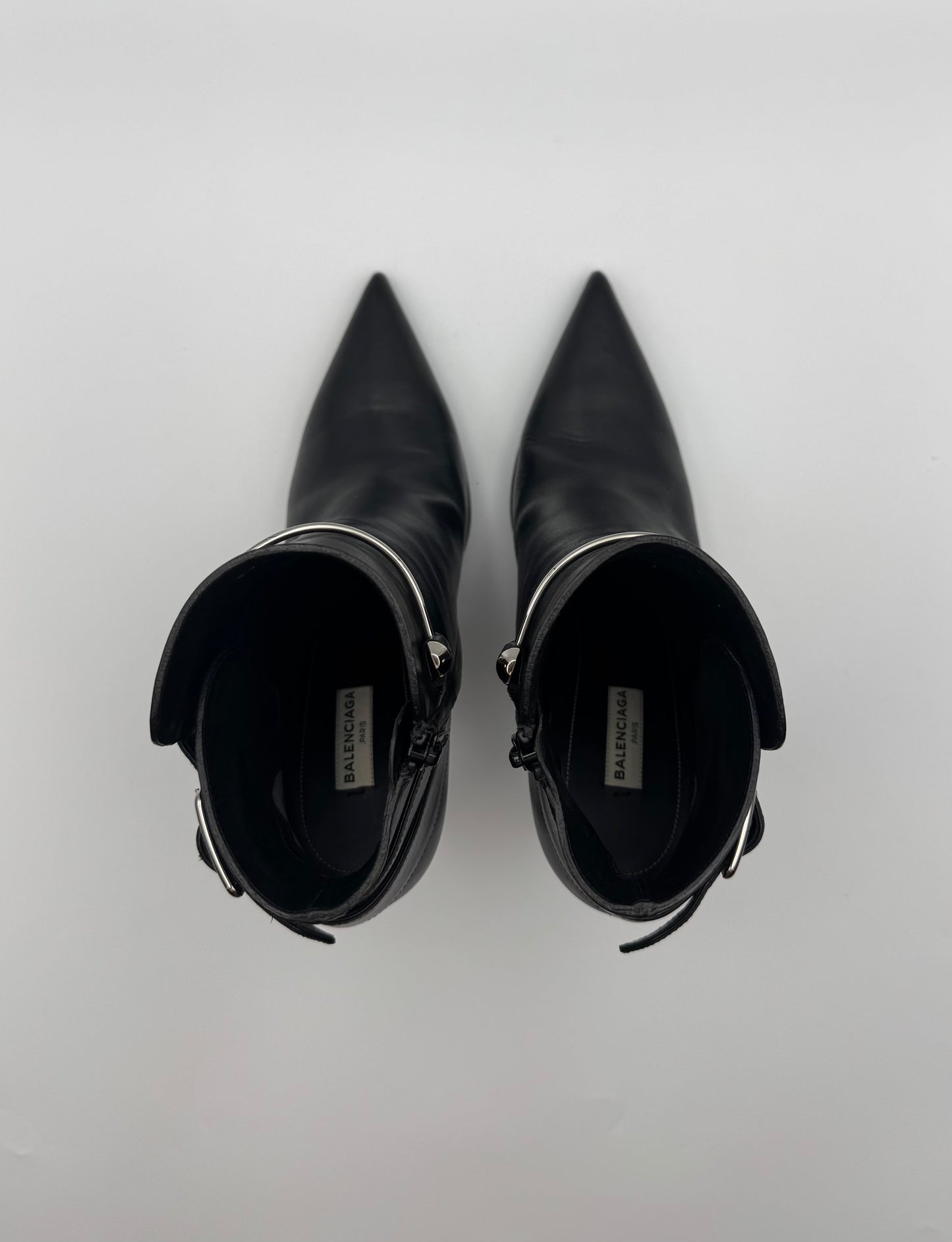 Balenciaga Black Heel Boots Size 39