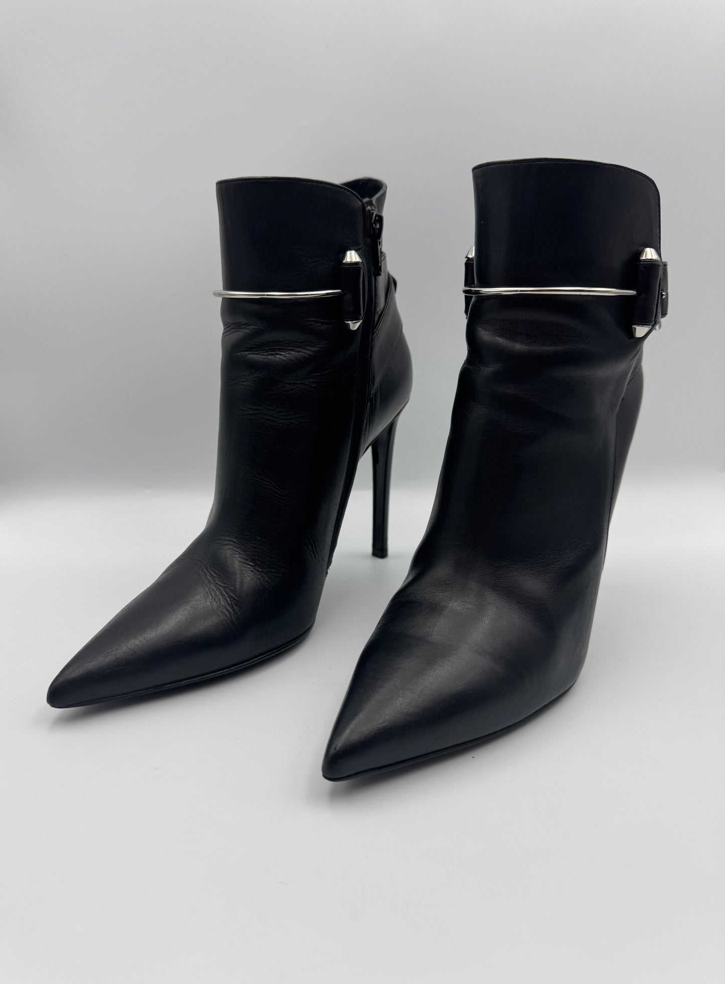 Balenciaga Black Heel Boots Size 39