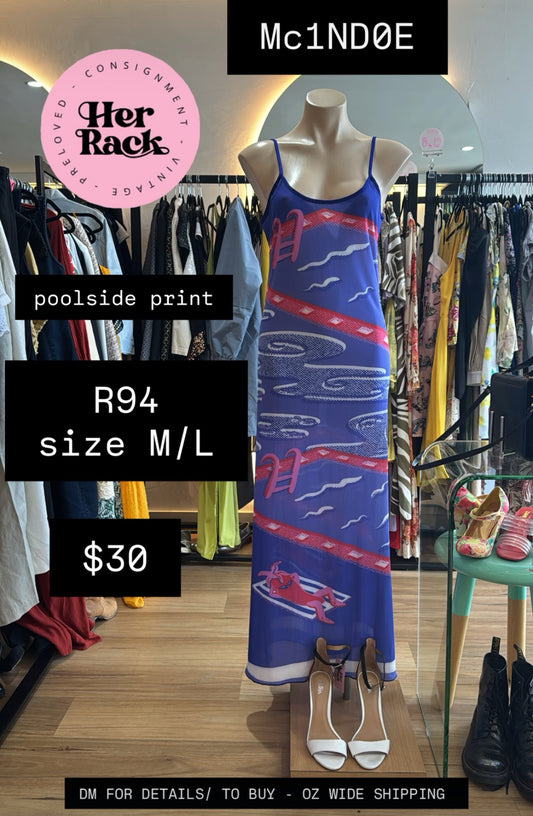 Blue Maxi dress ML R94