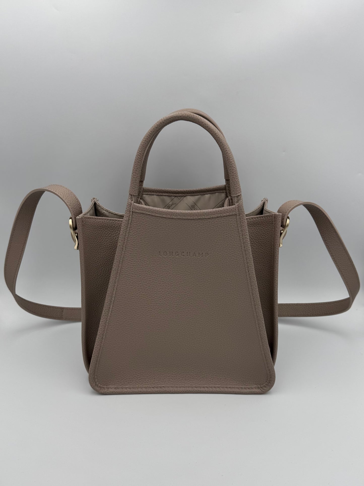 LONGCHAMP Le Foulonné S Handbag Turtledove - Leather