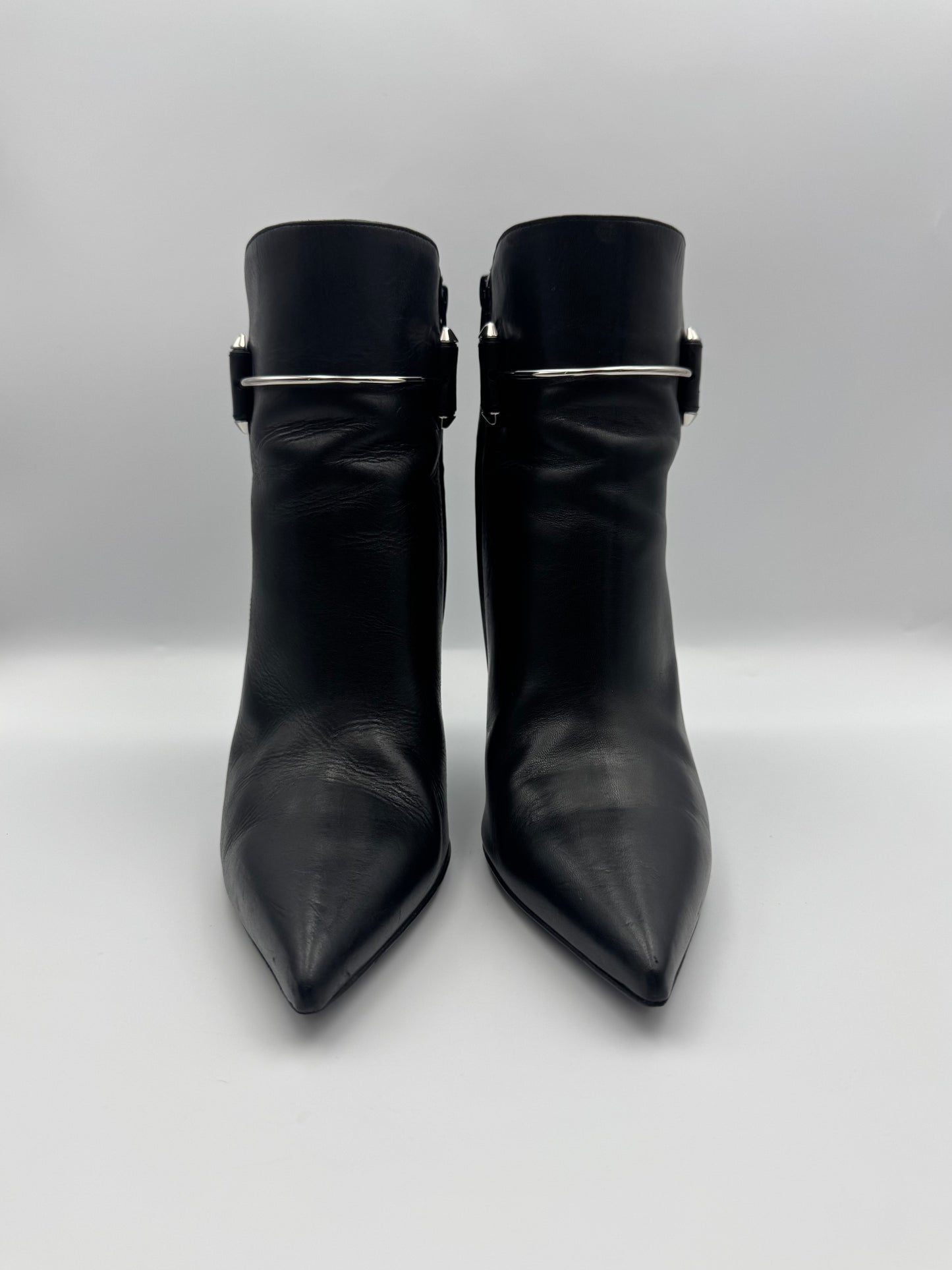 Balenciaga Black Heel Boots Size 39