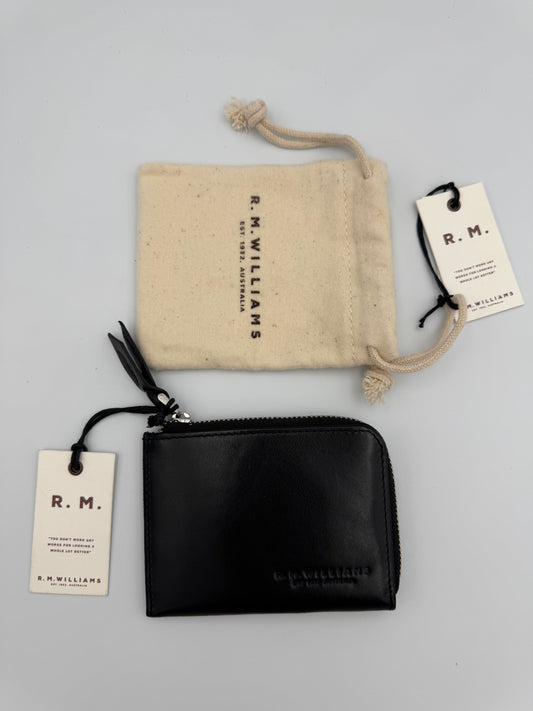 R.M. Williams Black Card Holder