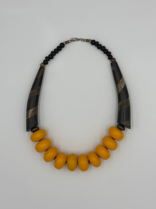 Yellow Chunky Necklace