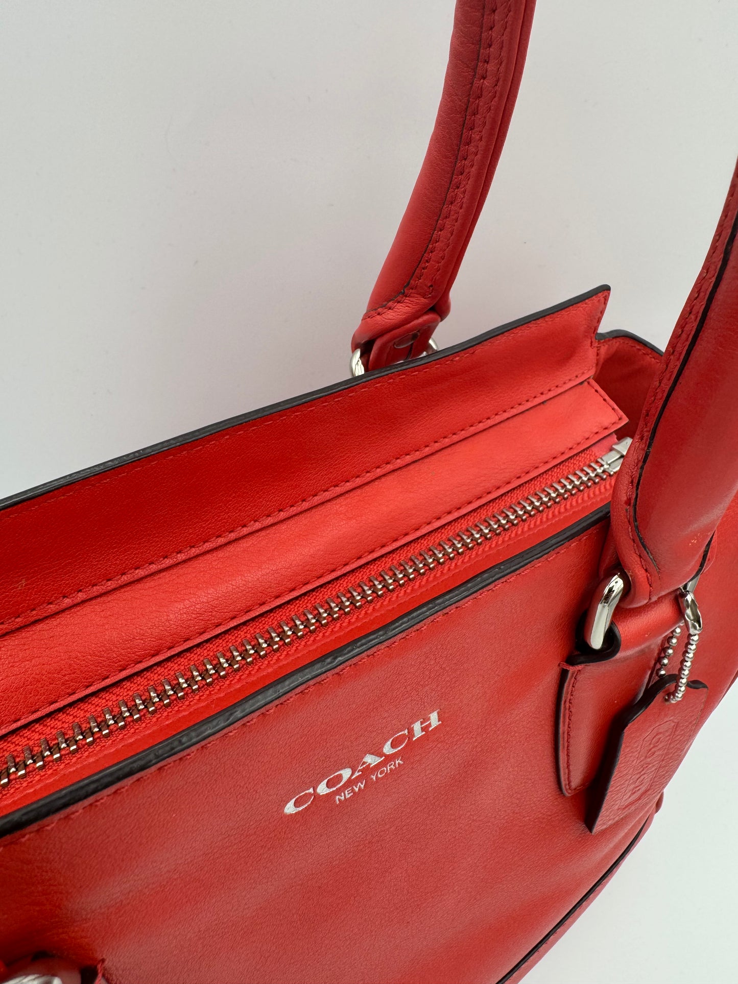 Red Coach Bag