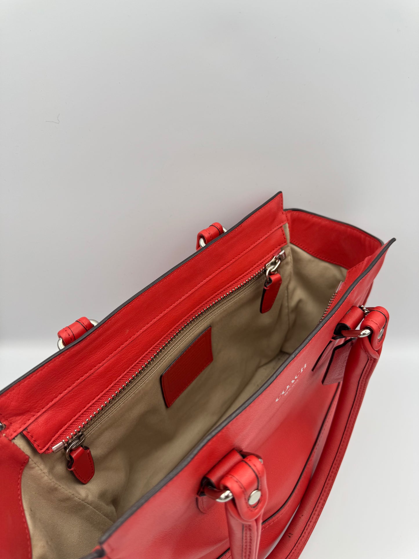 Red Coach Bag