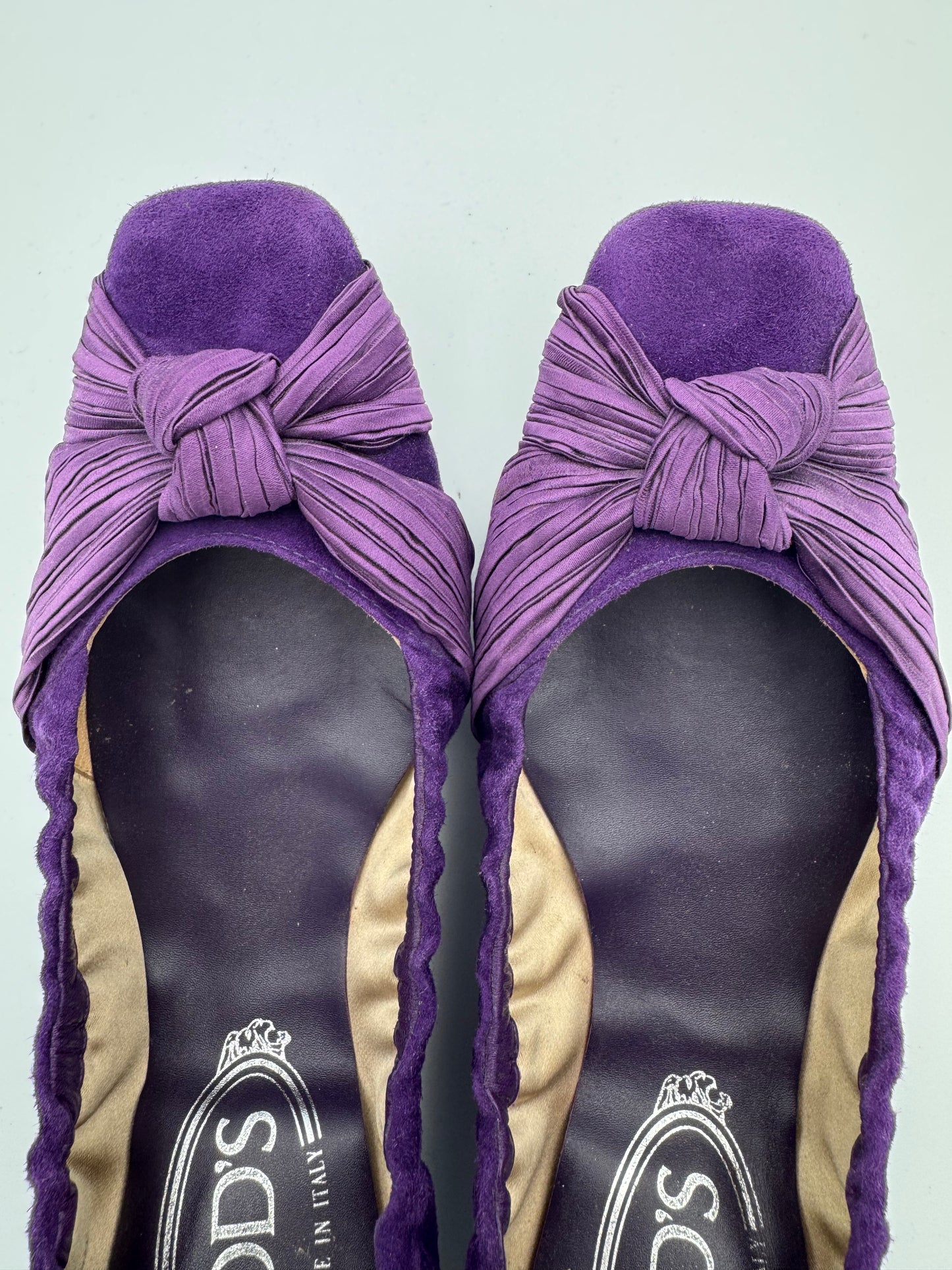 Tod’s purple suede flats - size 38