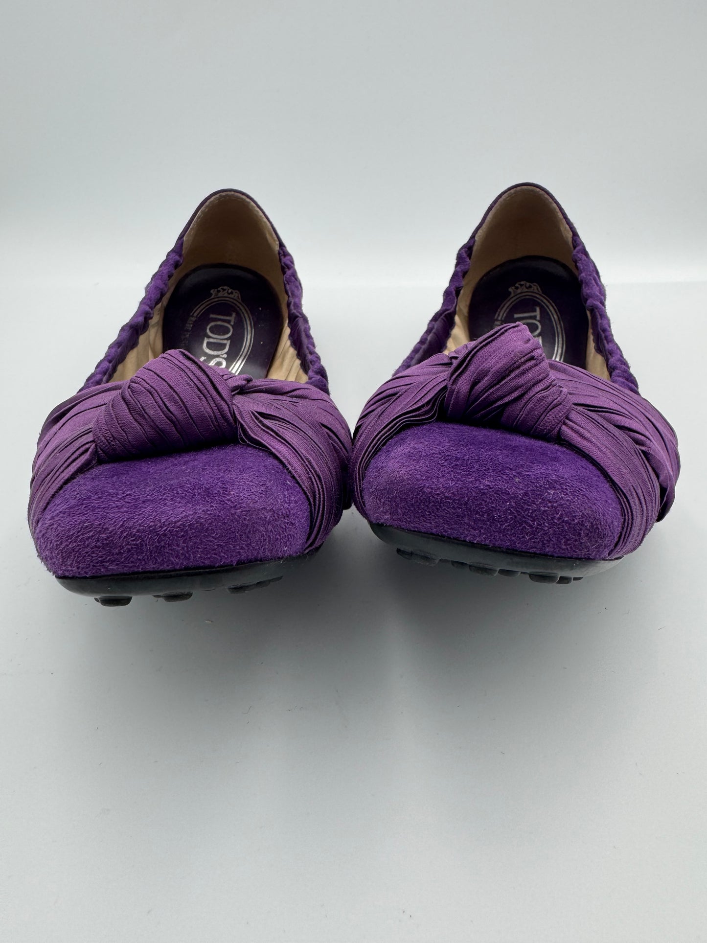 Tod’s purple suede flats - size 38