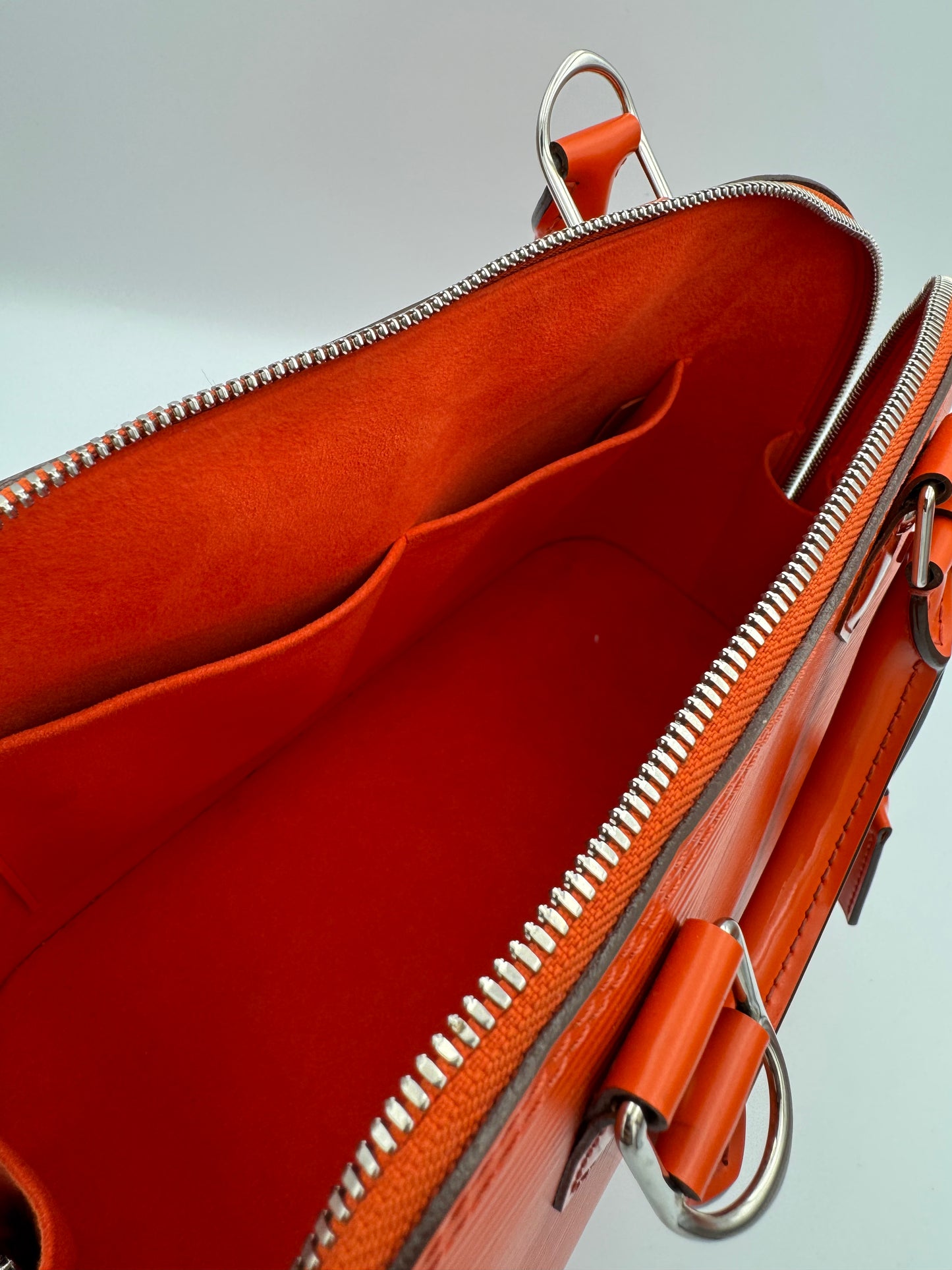 Louis Vuitton Orange Alma Epi Bag MM