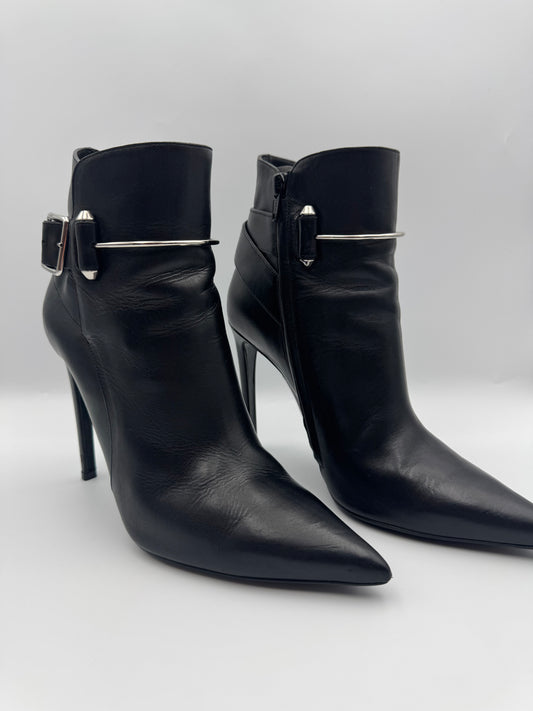 Balenciaga Black Heel Boots Size 39