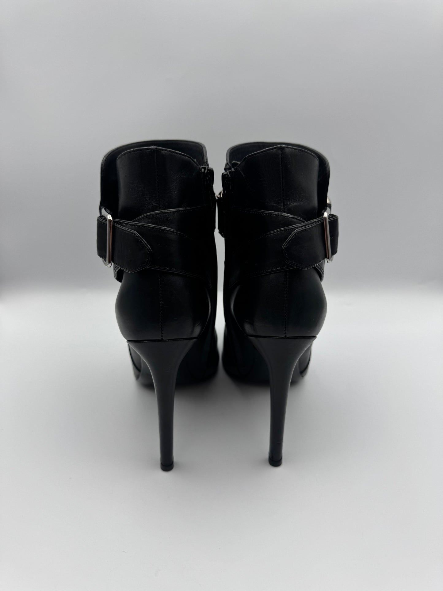 Balenciaga Black Heel Boots Size 39