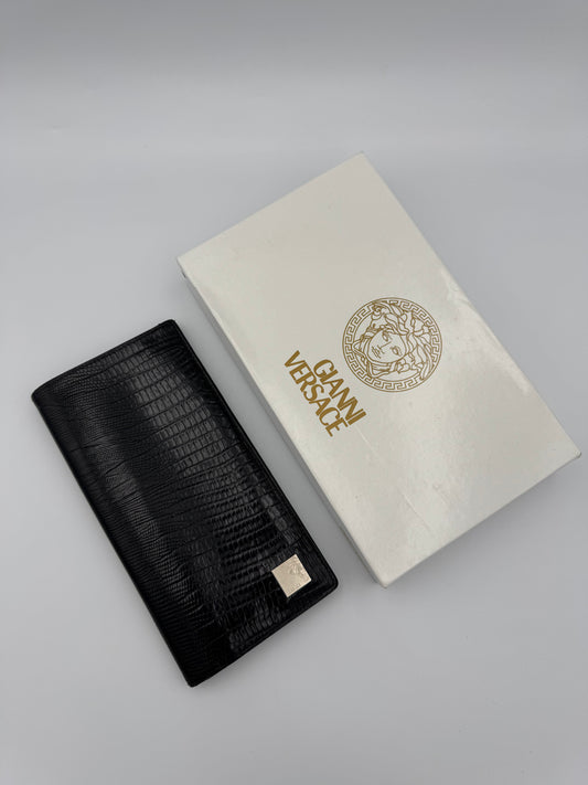 VERSACE Donna Printed Leather Wallet, Full Set