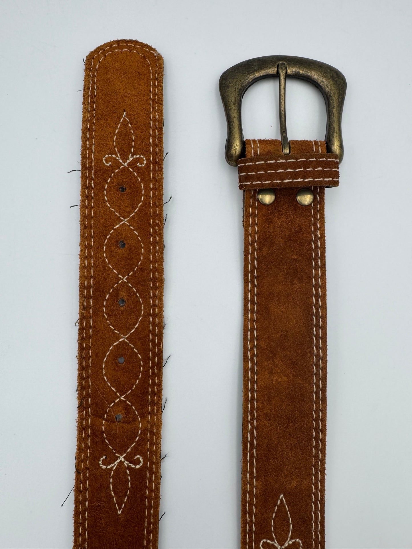 Harris & McCall tan western belt - size L
