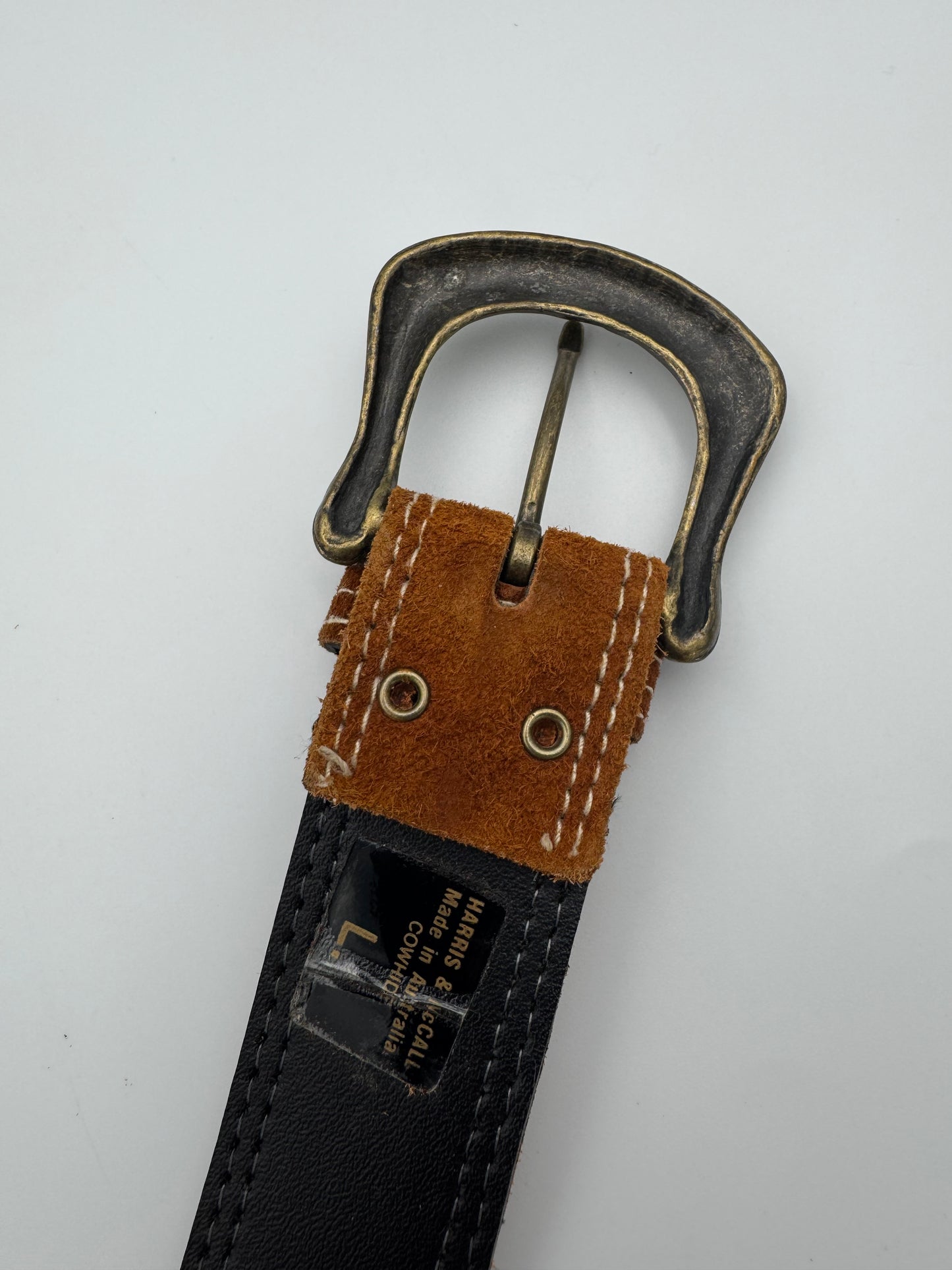 Harris & McCall tan western belt - size L