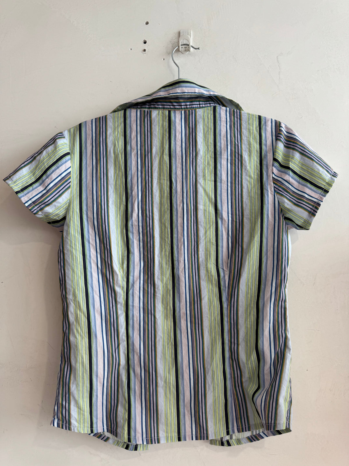 Collusion Striped Twist Front Shirt - size 8