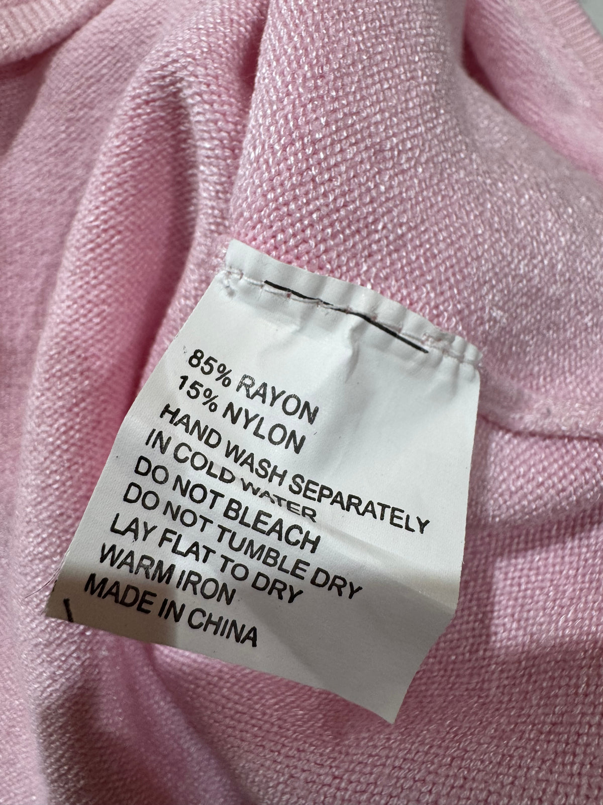 Vintage Gazoz Pink Knit Top - size M