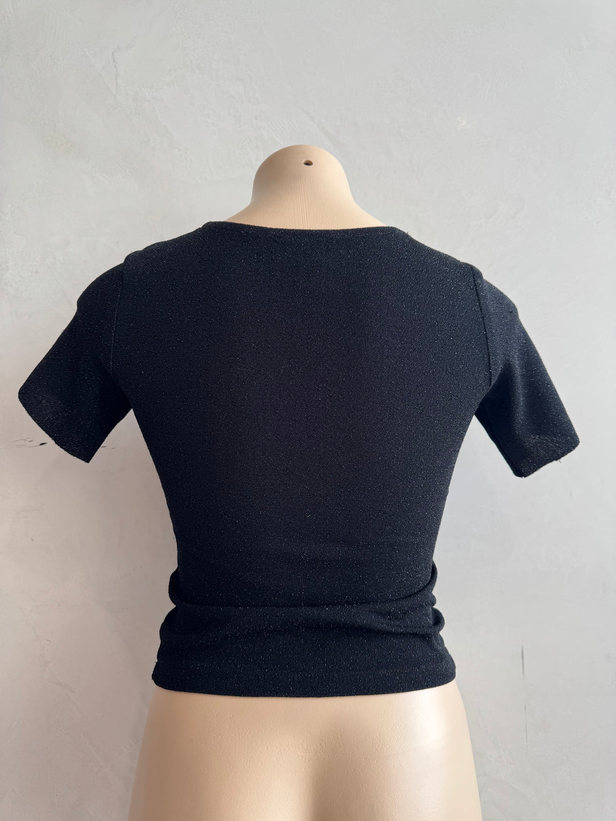 Dangerfield Black Sparkly Top - size 10