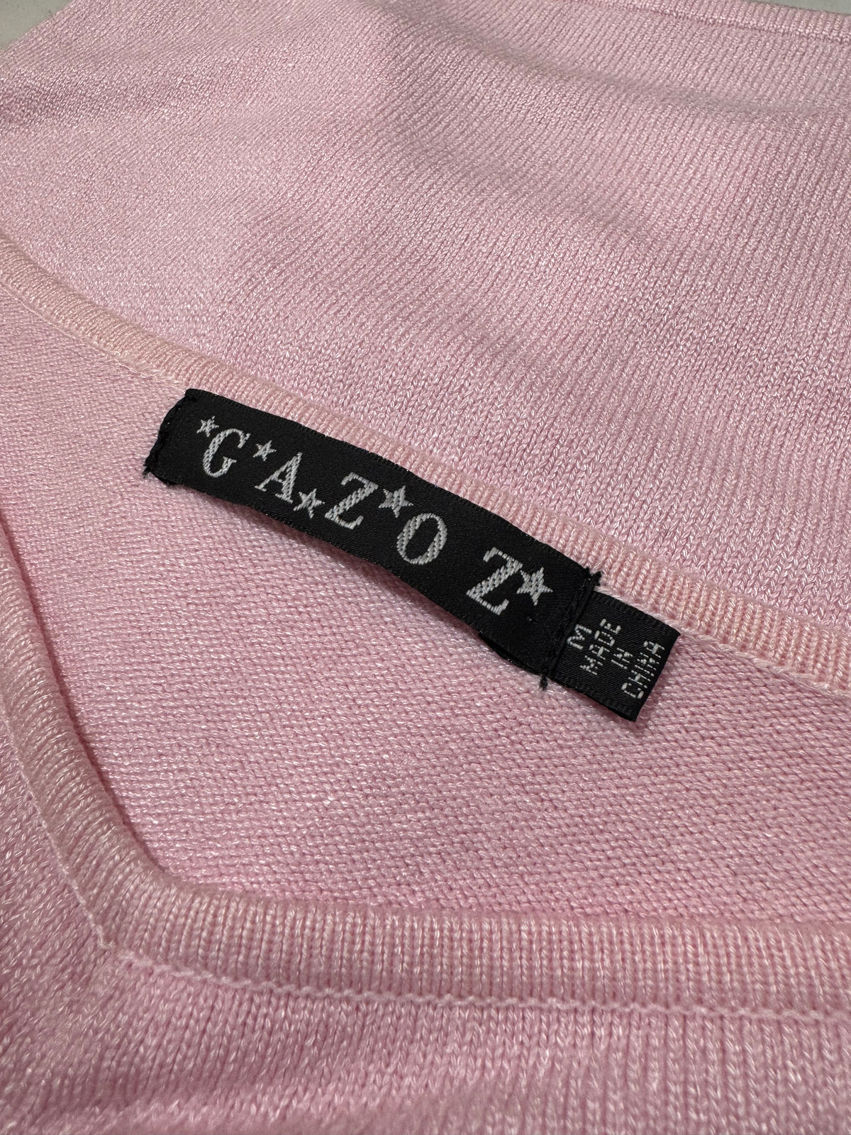 Vintage Gazoz Pink Knit Top - size M