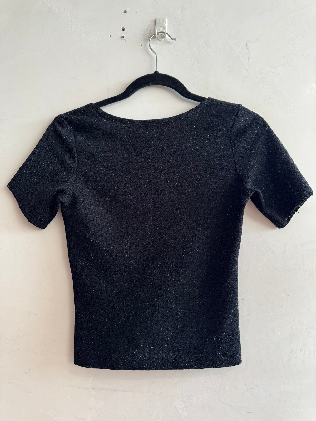 Dangerfield Black Sparkly Top - size 10