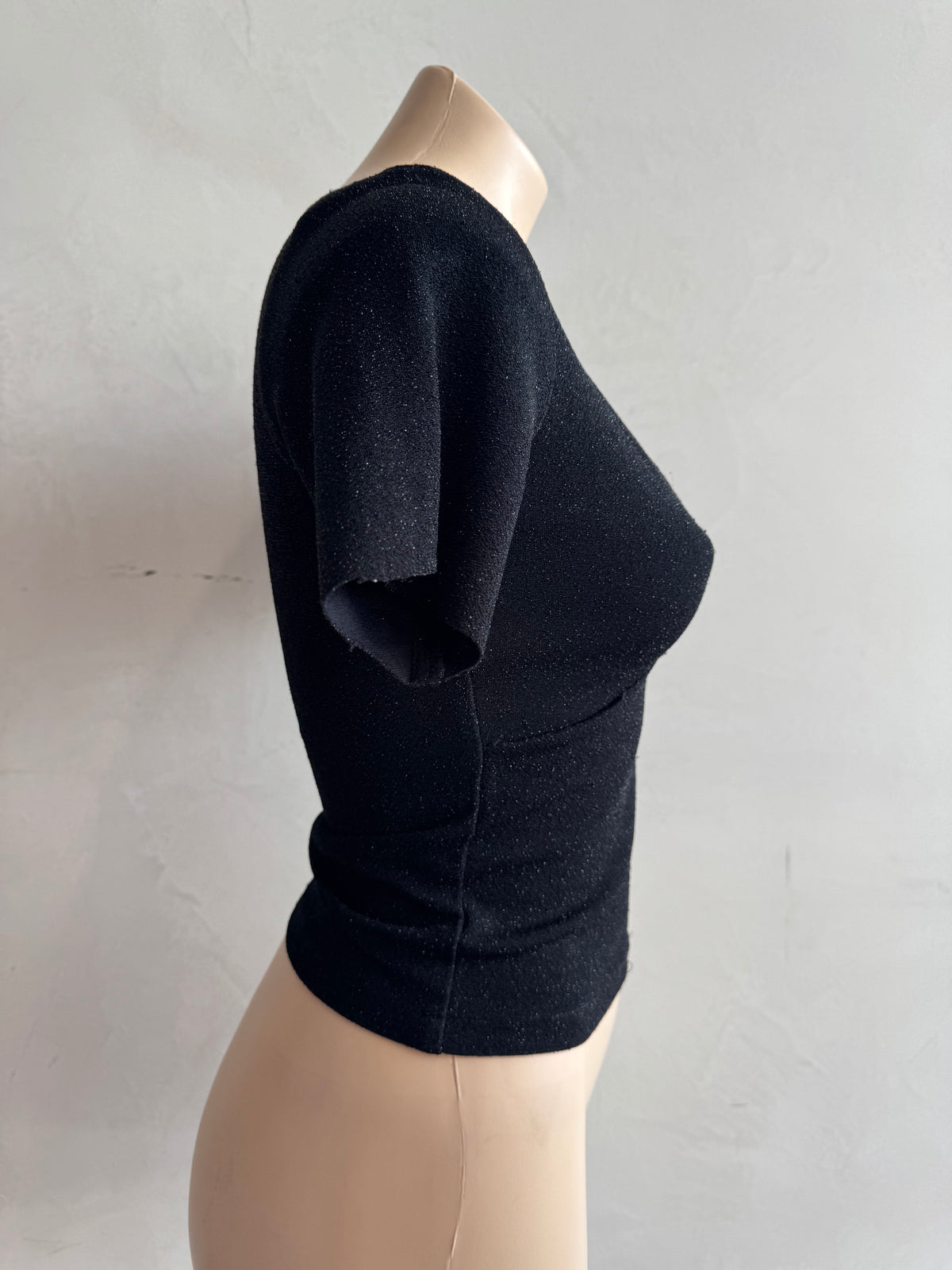 Dangerfield Black Sparkly Top - size 10