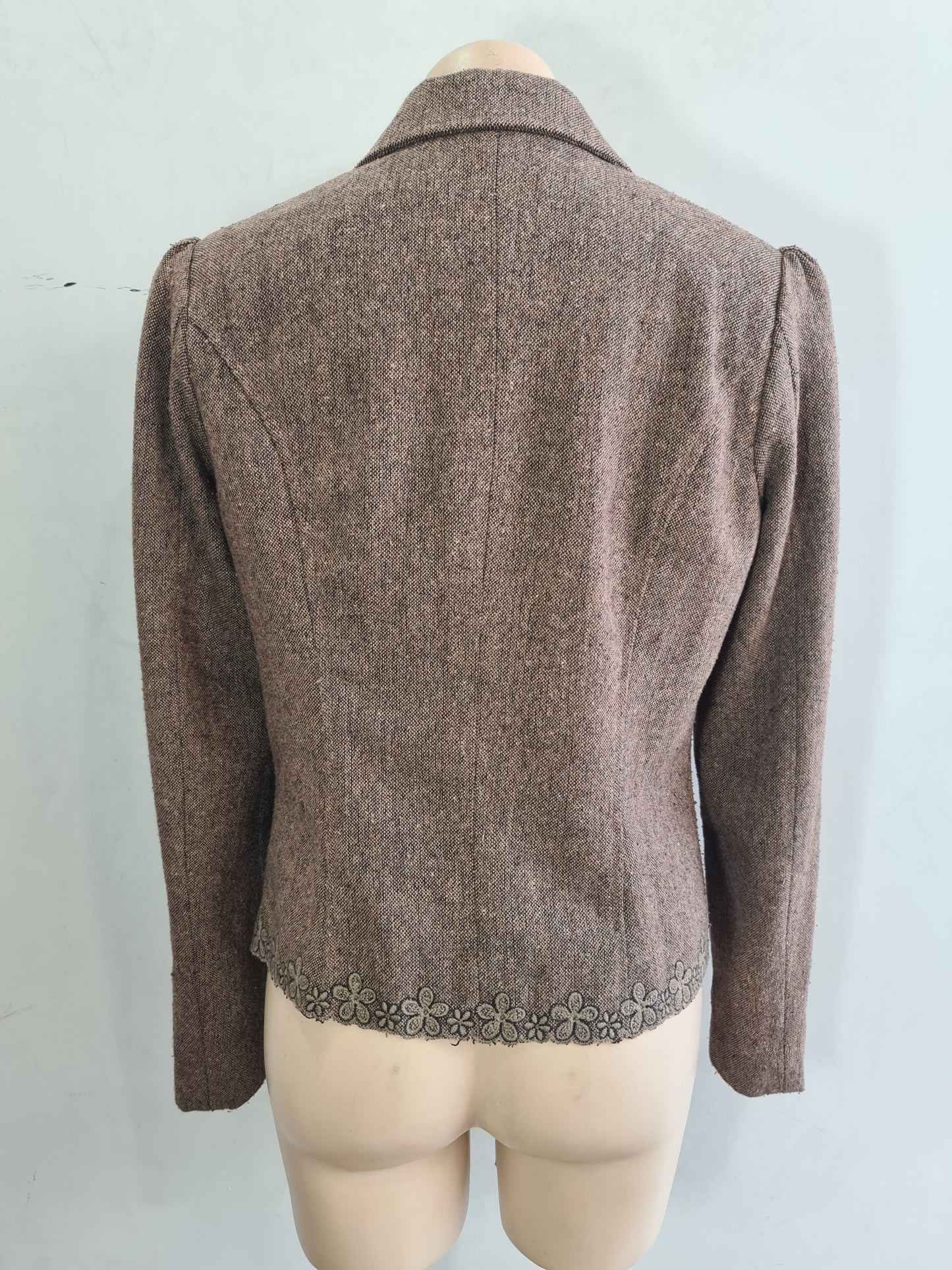 Vintage Hot Options Brown Jacket - size 12