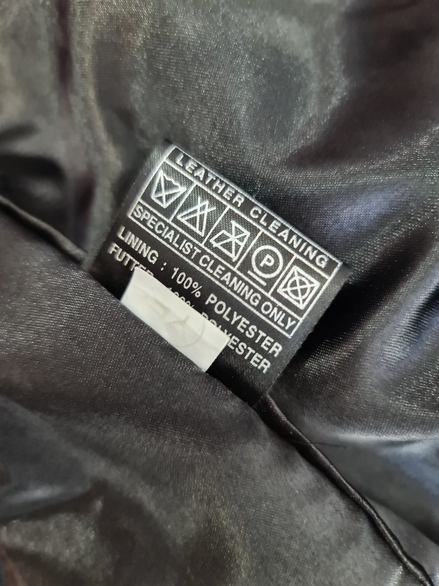 Oakwood Black Long Leather Jacket - size S