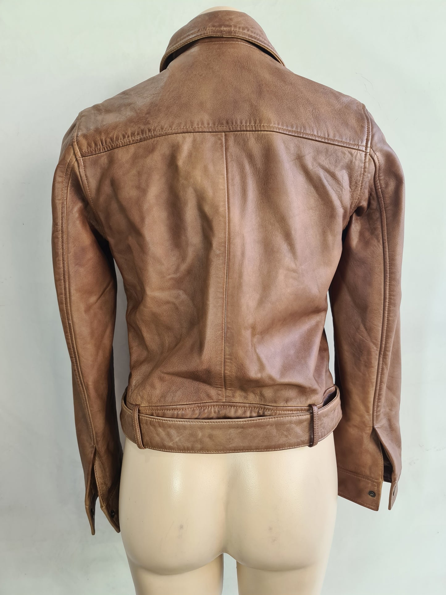 Lucky Brand Brown Leather Jacket - size S