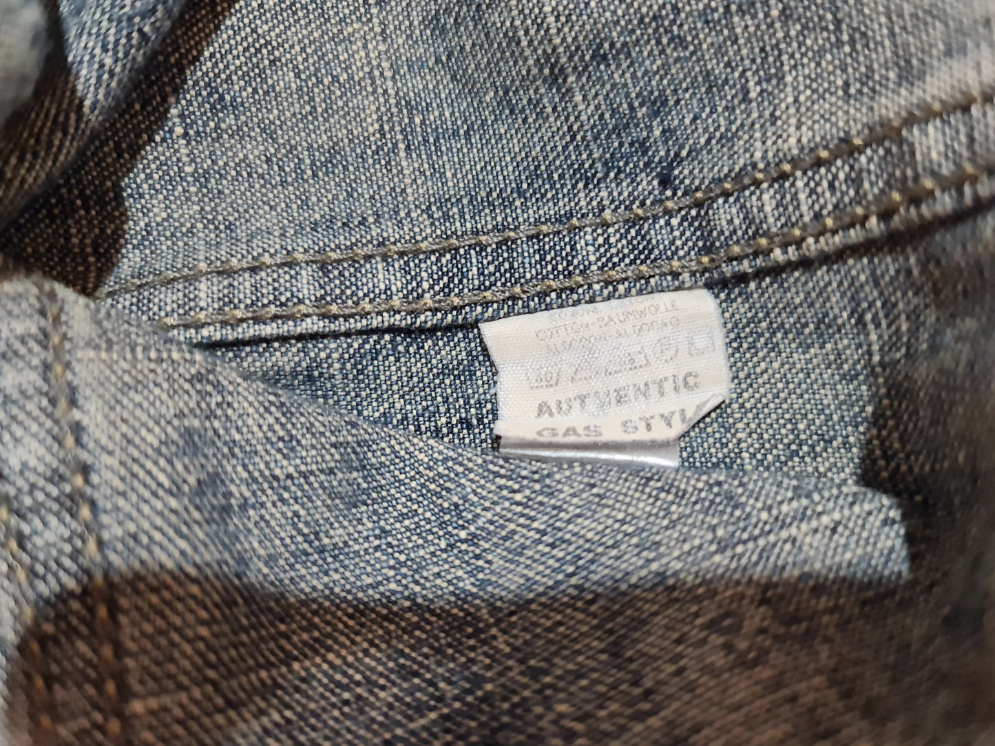 Vintage Blue Gas denim Jacket