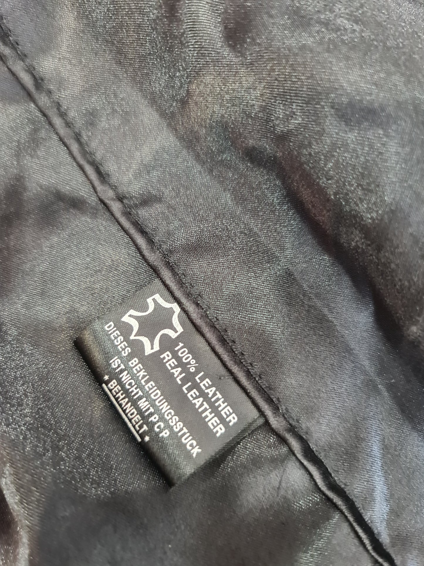 Oakwood Black Long Leather Jacket - size S