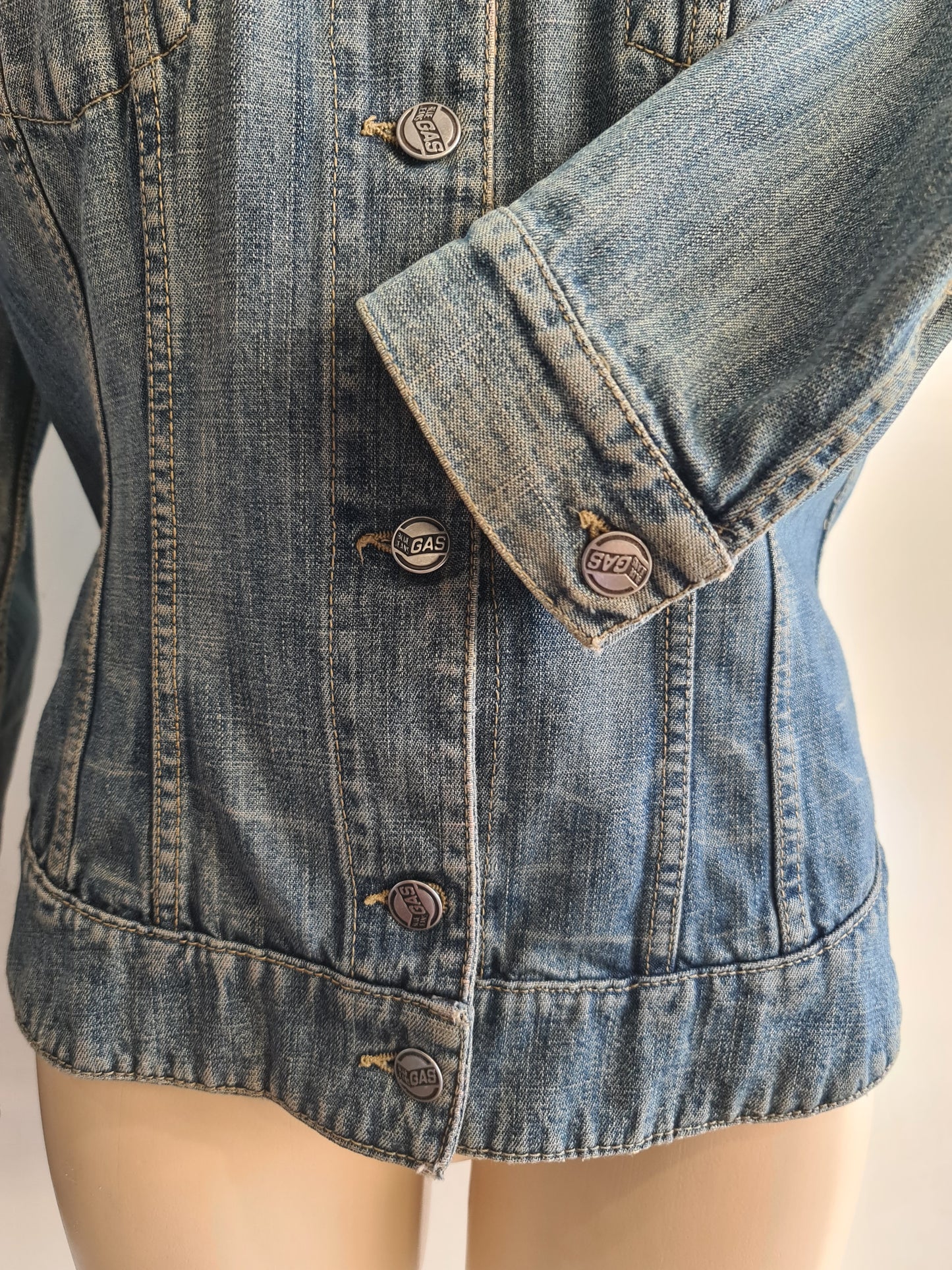 Vintage Blue Gas denim Jacket