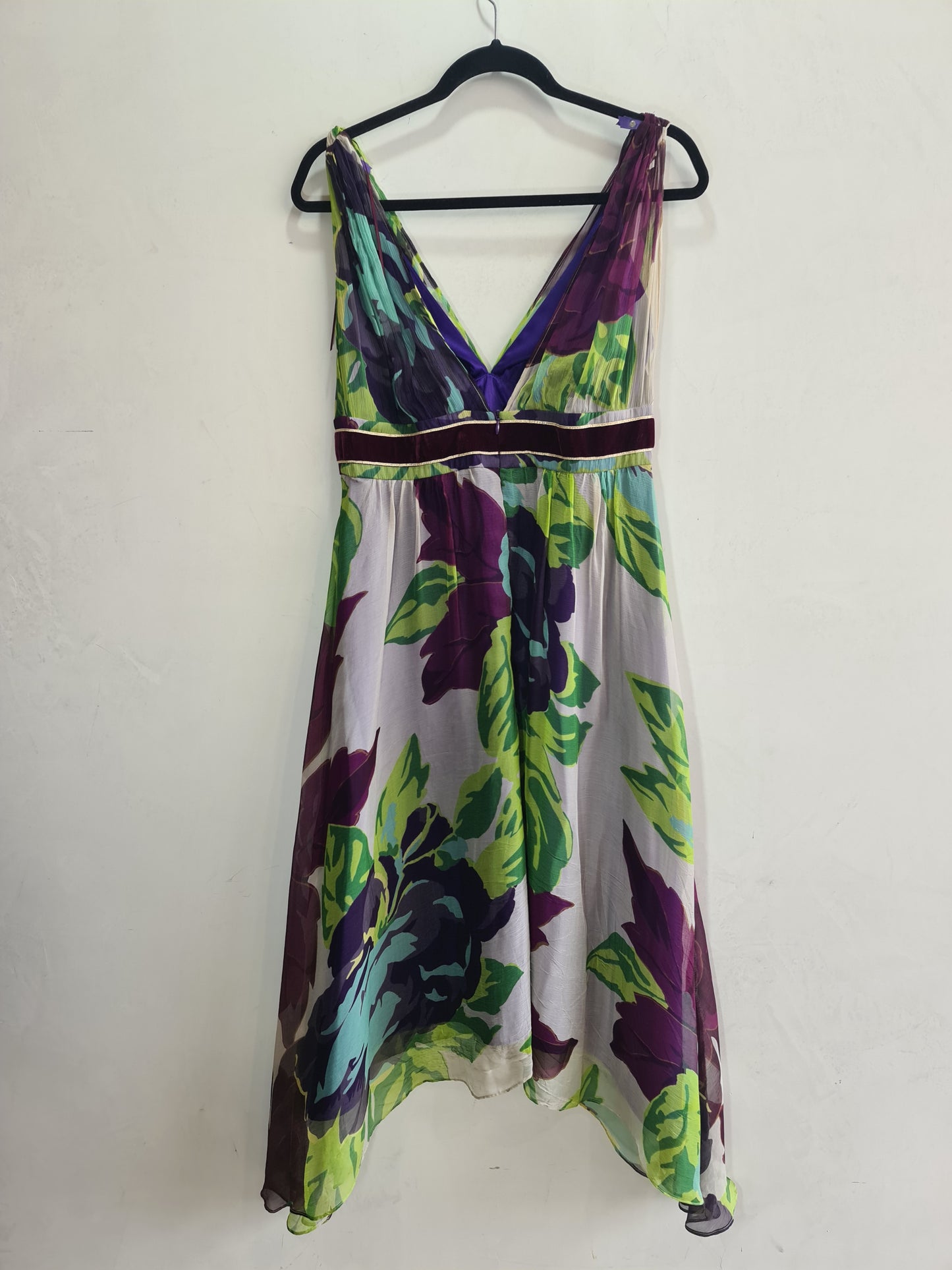 George Evening Silk Dress - size 12