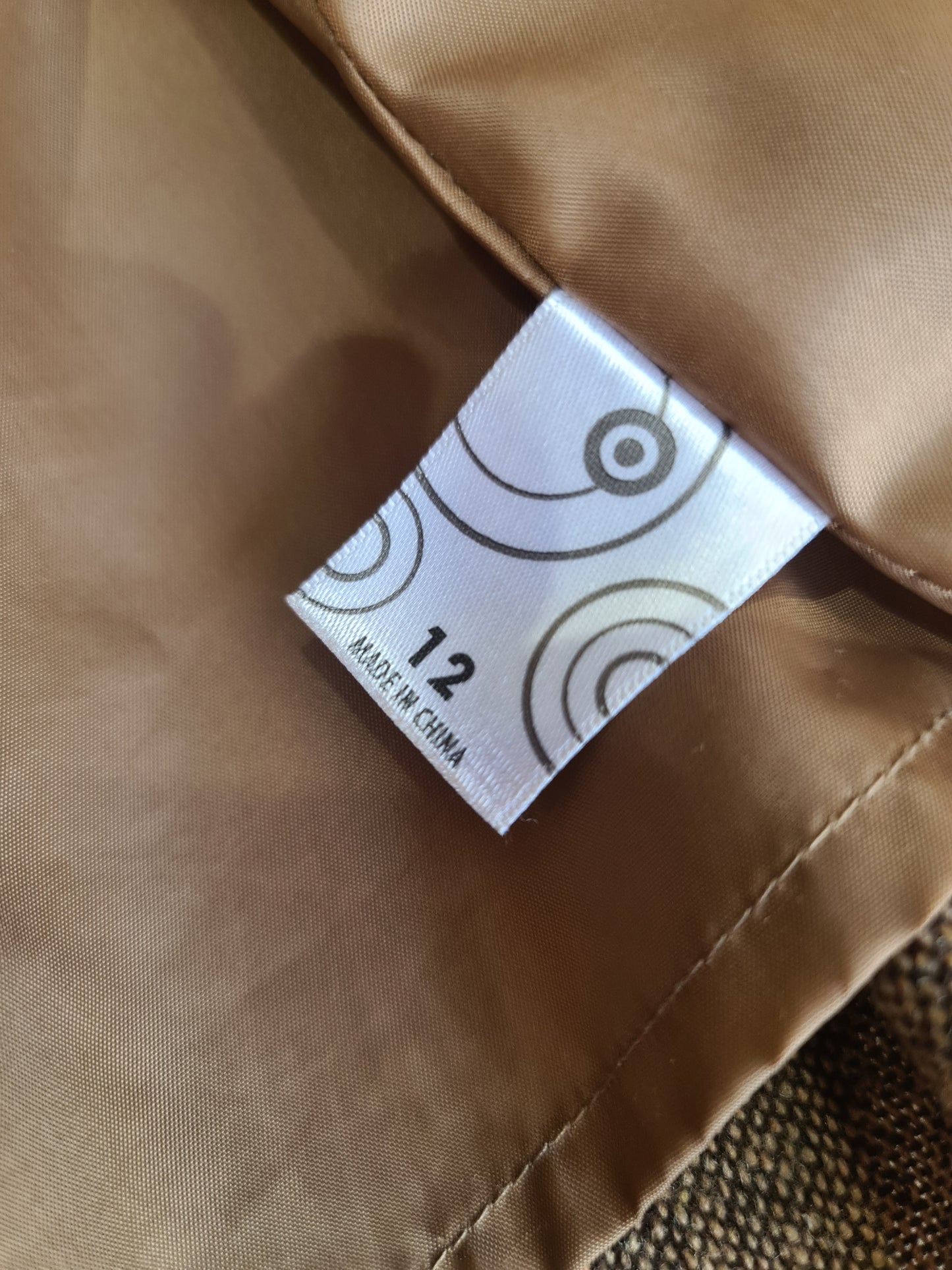 Vintage Hot Options Brown Jacket - size 12