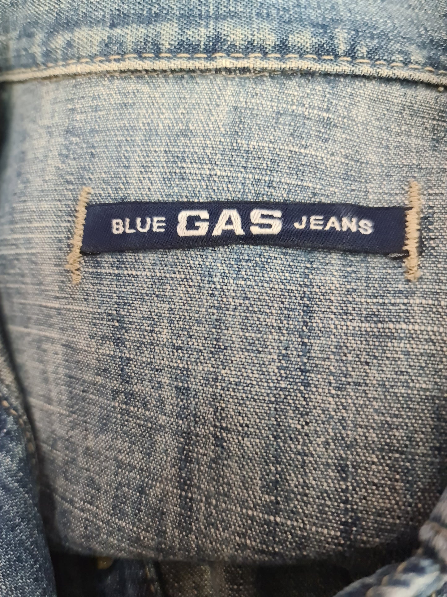 Vintage Blue Gas denim Jacket