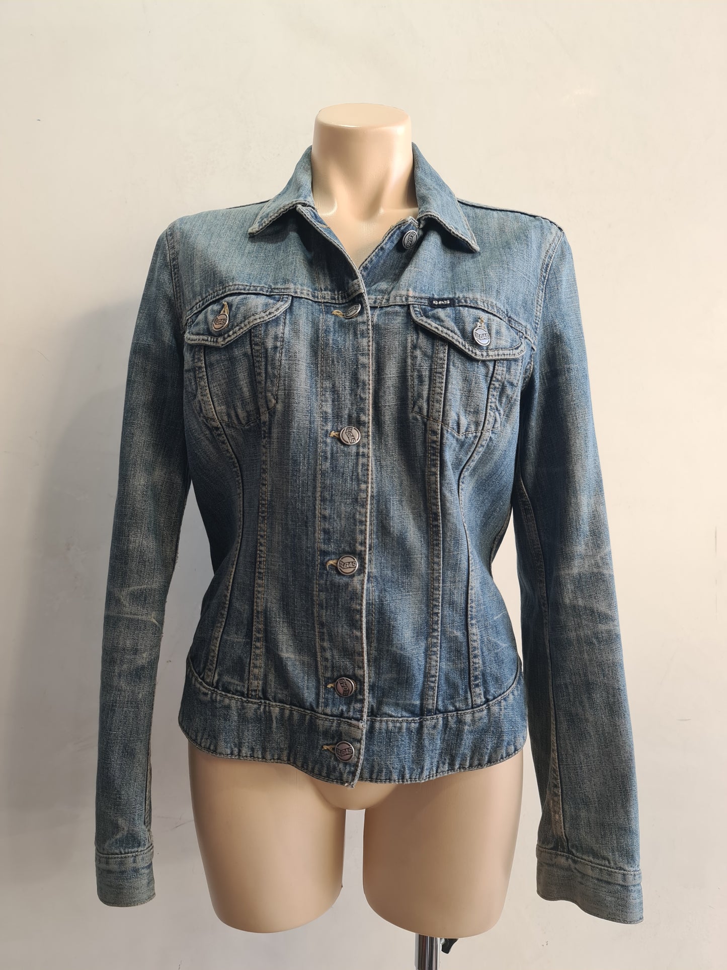 Vintage Blue Gas denim Jacket
