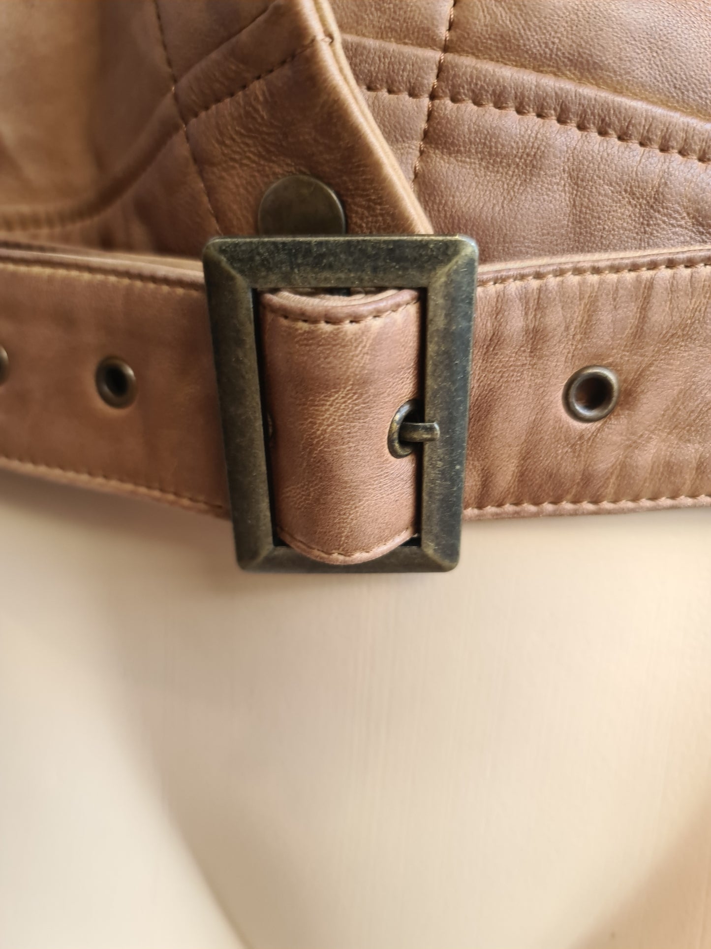 Lucky Brand Brown Leather Jacket - size S