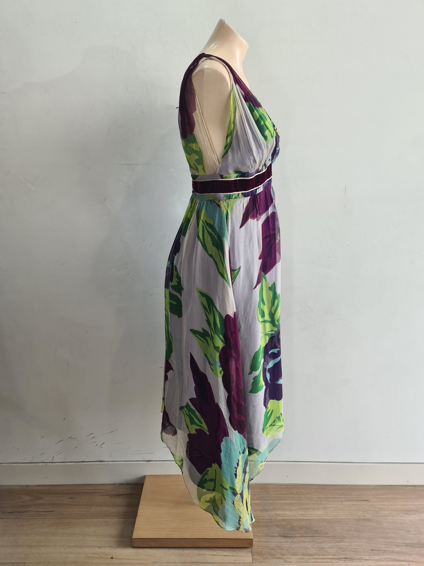 George Evening Silk Dress - size 12