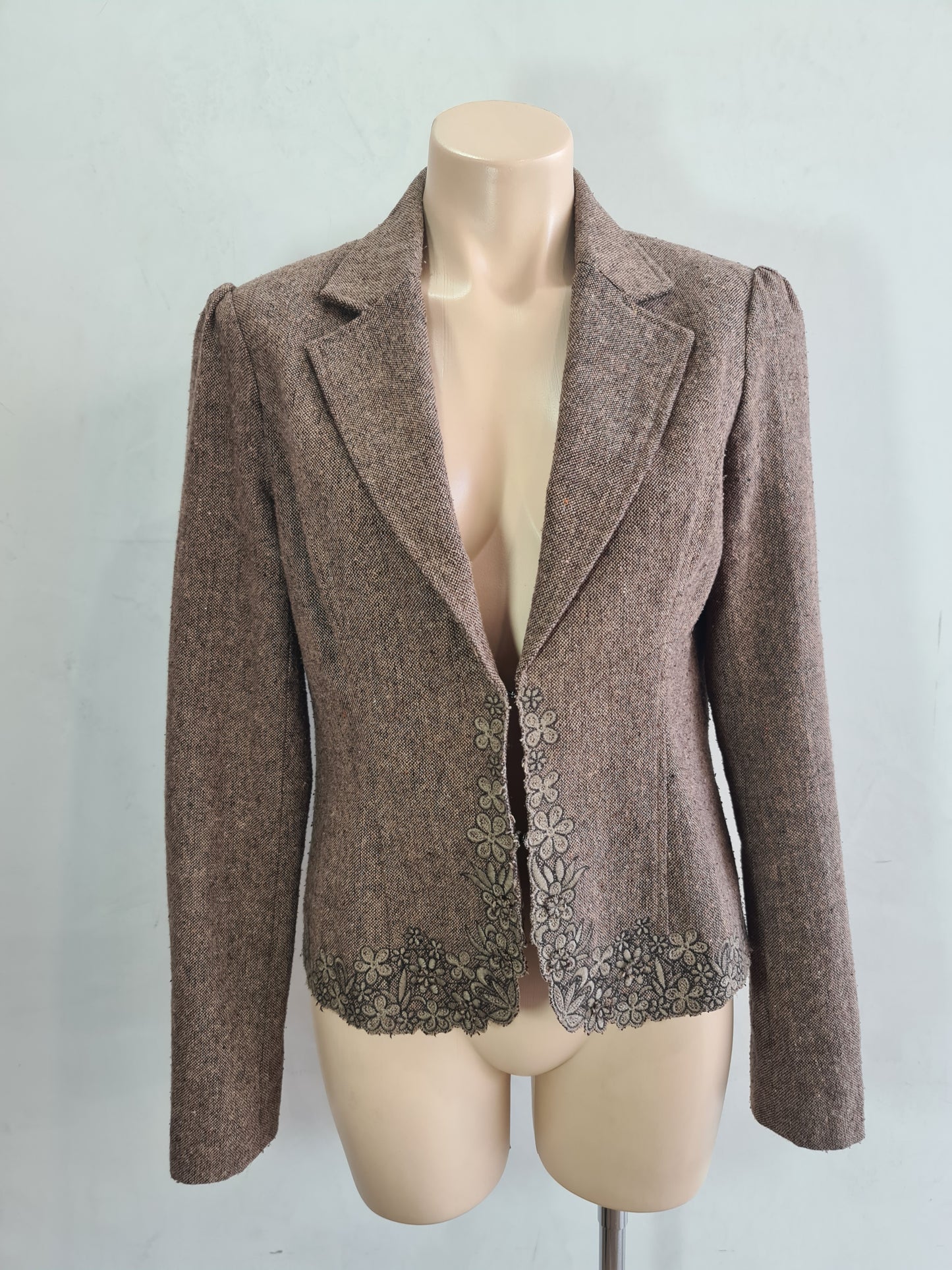 Vintage Hot Options Brown Jacket - size 12