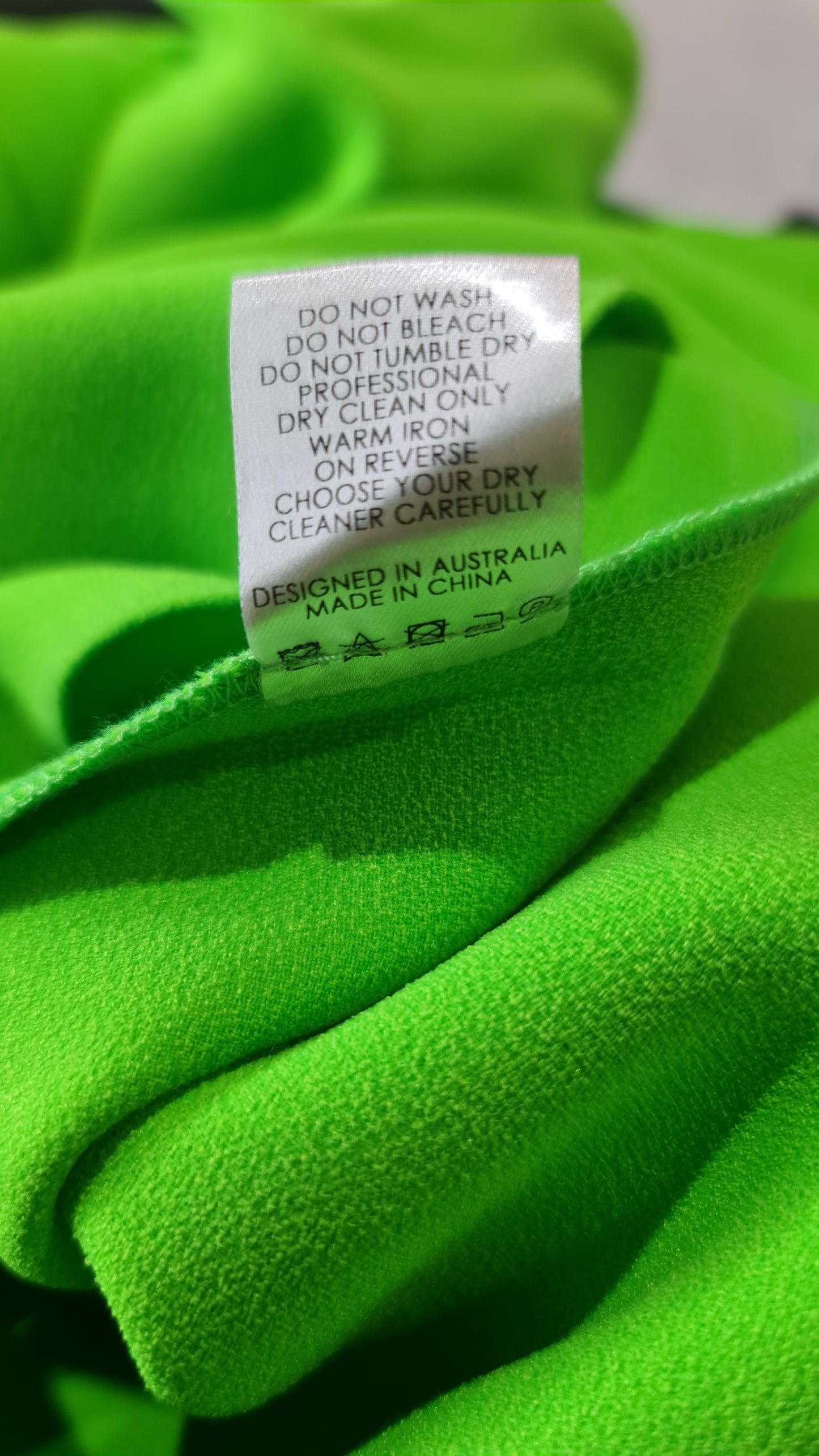 Alex Perry Apple Green Cut-out dress - size 10