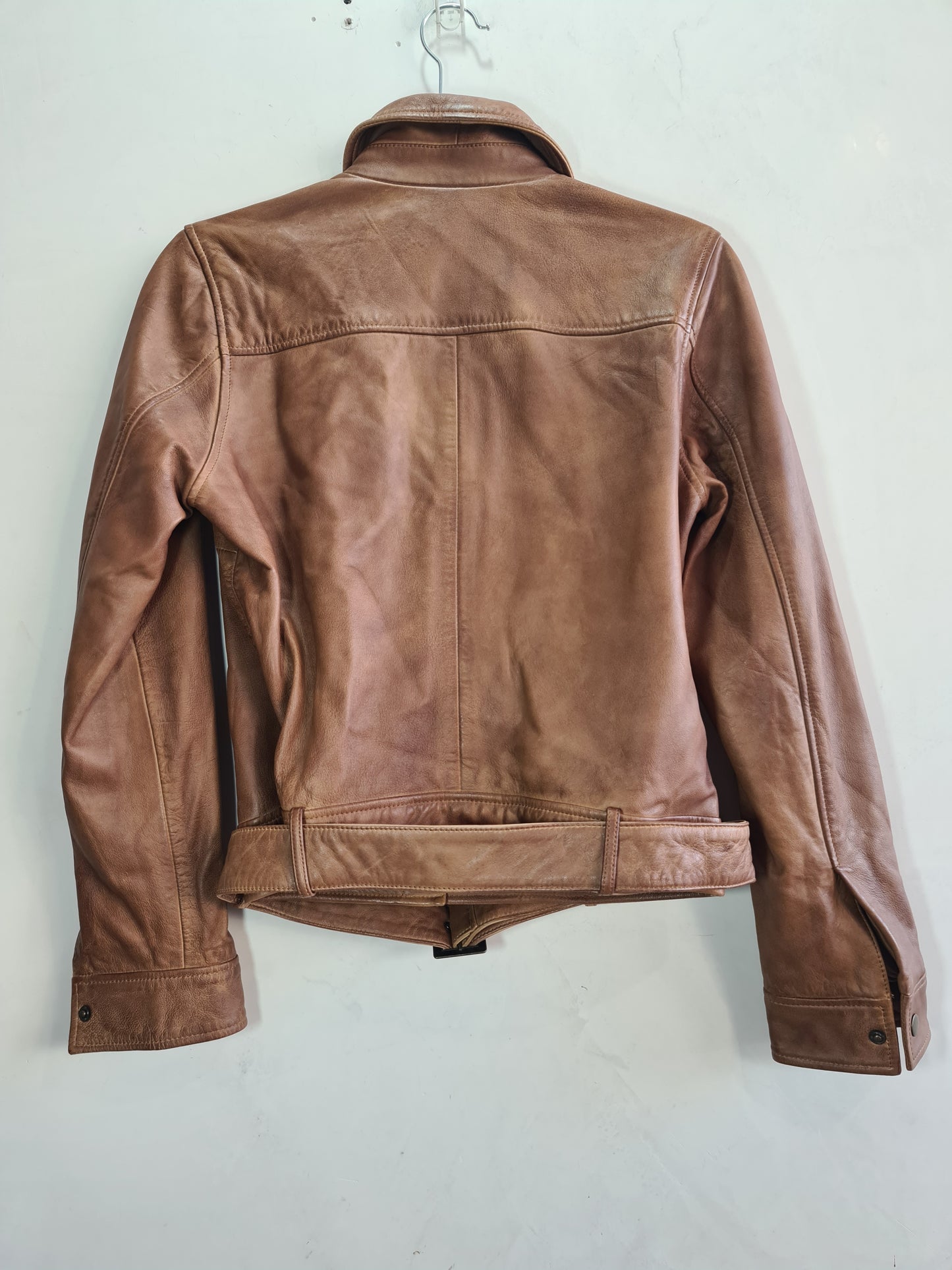 Lucky Brand Brown Leather Jacket - size S